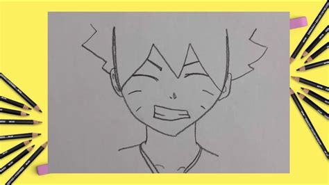 Easy Anime Drawing How To Draw Boruto Uzumaki Step By Step Youtube