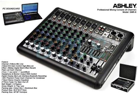 Mixer Audio ASHLEY SMR 8 8 Channel ORIGINAL Lazada Indonesia