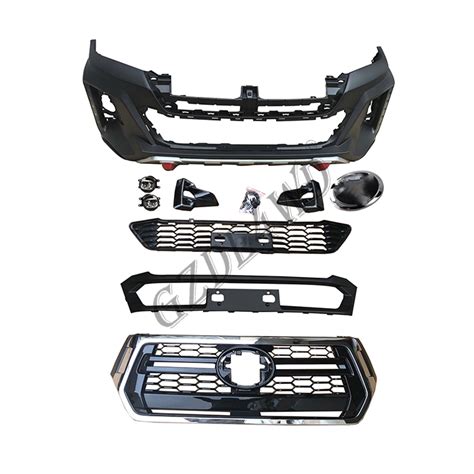 Body Kit Front Facelift Bumper Kit With DRL Kits 2018 For Toyota Hilux