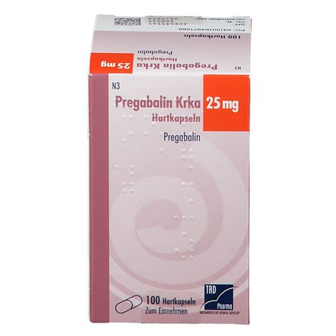 Pregabalin Krka 25 Mg 100 St Mit Dem E Rezept Kaufen Shop Apotheke