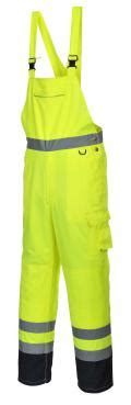 Northrock Safety Hi Vis Contrast Bib Brace Bib And Brace Workwear