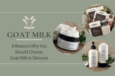 8 Reasons To Use Goat Milk In Skincare Lativ Natural Skin Revival