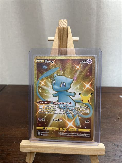 Pok Mon Tcg Shiny Mew Gold Full Art Celebrations Th