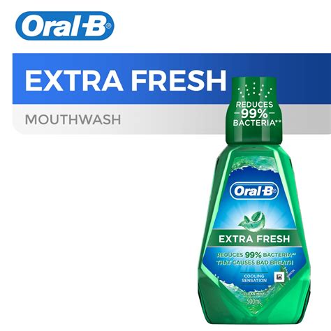 Oral B Extra Fresh Mouthwash 500ml Shopee Philippines