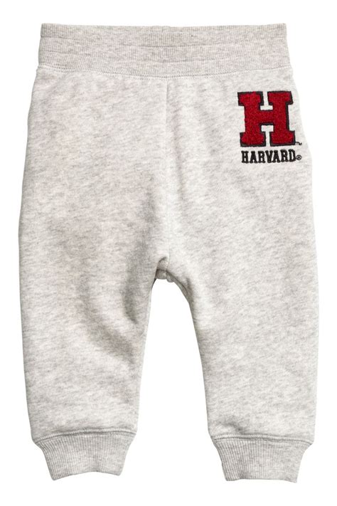 Sweat Et Pantalon Jogger Gris Clair Harvard Enfant Handm Fr