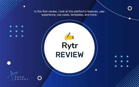 Rytr Review Is It The Right Option For Your Content In