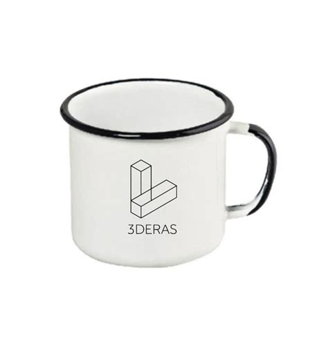 Caneca Esmaltada Gata Personalizada Ml Unidades