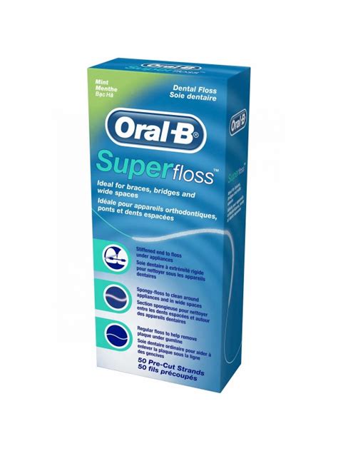 Oral B Superfloss Hilo Seda Dental Menta 50uds