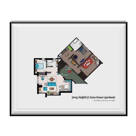 Seinfeld Apartment Layout