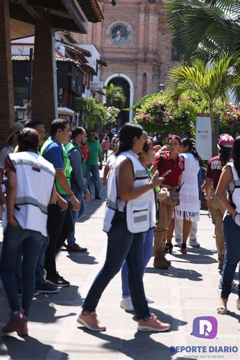 Primer Macrosimulacro Nacional Por Sismo 2023 Reporte Diario Vallarta