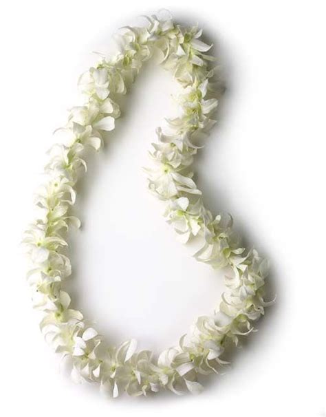 White Orchid Lei Single In Santa Maria Ca Flower Carriage By Ms