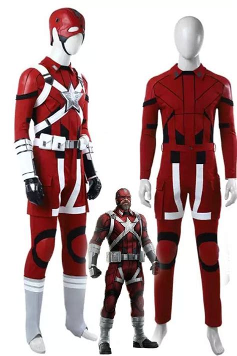 Black Widow 2021 Red Guardian Cosplay Costume Takerlama Cosplay