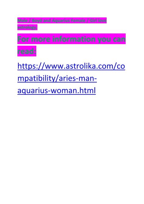 Ppt Aries Man Pisces Woman Love Compatibility Attraction Horoscope