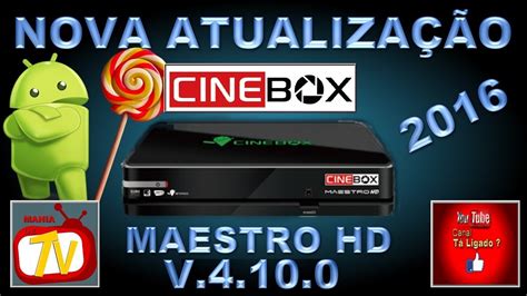 Nova Atualiza O Att Cinebox Maestro Hd V Compacta Youtube