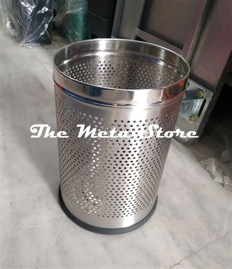 Open Top Stainless Steel Perforated Dustbin At Rs 330 In Secunderabad