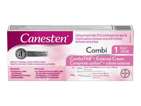 Canesten 1 Day Treatment Combi Pak 500mg