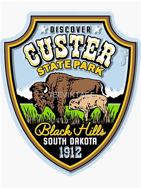 Custer State Park Black Hills South Dakota 1912 Sticker For Sale By