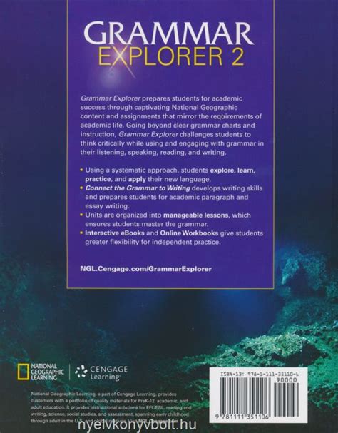 Grammar Explorer 2 Student s Book Nyelvkönyv forgalmazás