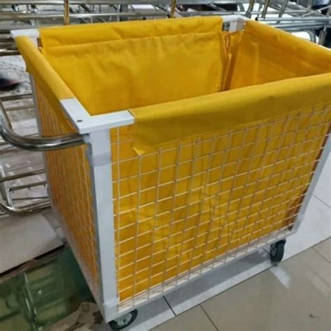 promo trolley linen kotor troli laundry pc diskon   seller