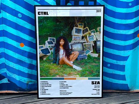 Sza Ctrl Album Cover Poster Custom