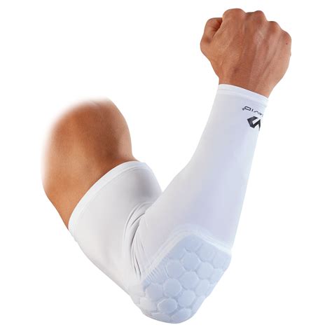 Mcdavid Arm Hex Tech Padded Shooter Sleeve White Small Medium