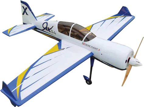 YAK 54 V2 60 1524mm BLANC BLUE ARF EXTREME FLIGHT Intermodel SAS