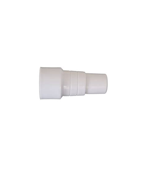 Adaptateur à coller 50mm mâle vers tuyau annelé 32 38 plomberie piscine