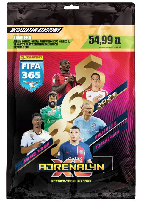 FIFA 365 2024 MEGA ZESTAW STARTOWY karty saszetki z kartami piłkarskimi