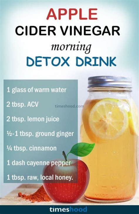 Apple Cider Vinegar In The Morning For Weight Loss Apple Poster