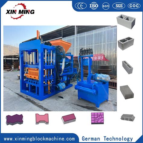 Qt4 18 Paving Block Making Machine Hollow Brick Fully Automatic