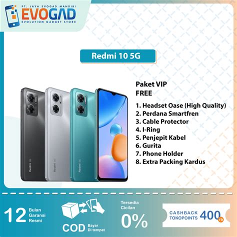 Harga Xiaomi Redmi G Android Garansi Resmi Indonesia Mediatek