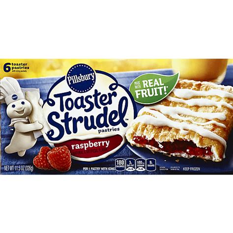 Pillsbury Toaster Strudel® Raspberry Toaster Pastries 6 Ct Box