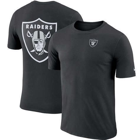 Mens Las Vegas Raiders Nike Black Performance Crew Champ T Shirt