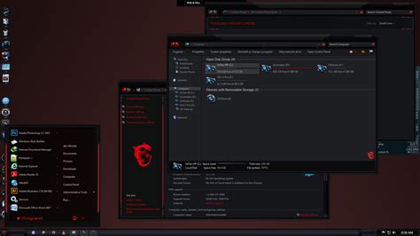 Msi Gaming Theme For Windows 7 And Windows 10 By Devillnside On