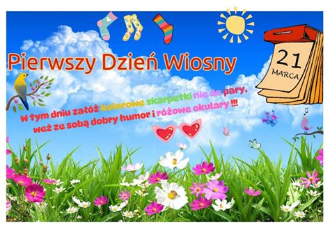 Pierwszy Dzień Wiosny Szkoła Podstawowa Nr 1 im K K Baczyńskiego w