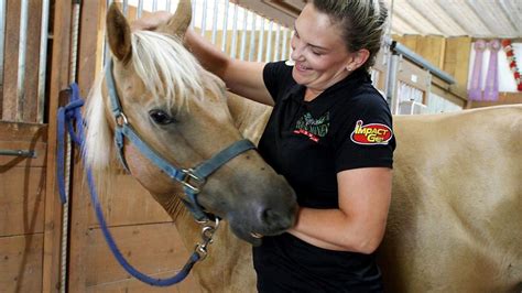 Equine Massage Therapist Takes Work On The Road Horses