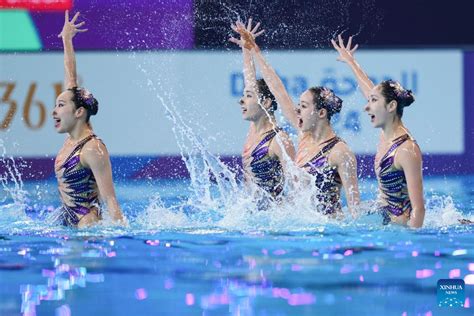 China Clinches Artistic Swimming Team Acrobatic Gold At Swimming Worlds