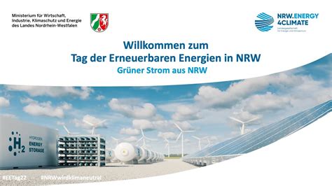 Tag Der Erneuerbaren Energien In Nrw Gr Ner Strom Aus Nrw Youtube