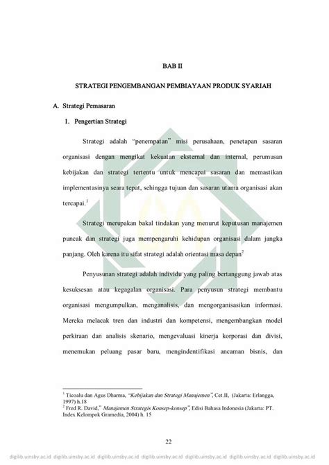 Pdf Strategi Adalah Penempatan Misi Perusahaan Penetapan