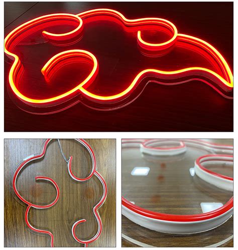 Custom Red Cloud Led Neon Sign