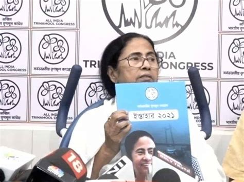 Mamata releases TMC manifesto, promises income for all families