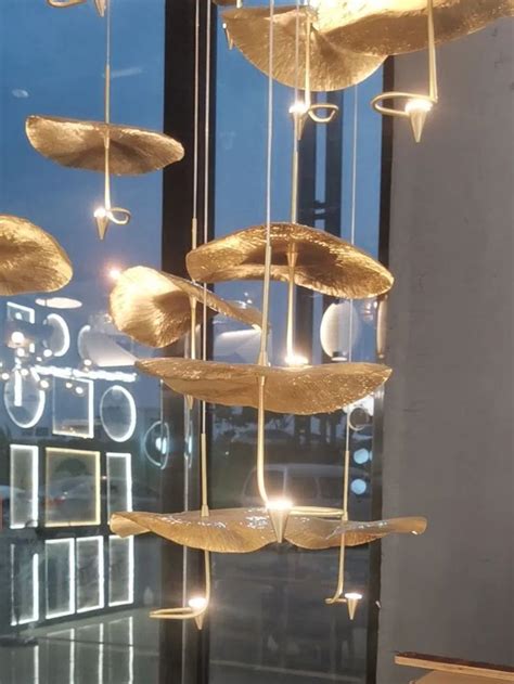 Lotus Leaf Chandelier Satulight Modern Home Bar Designs Modern Led