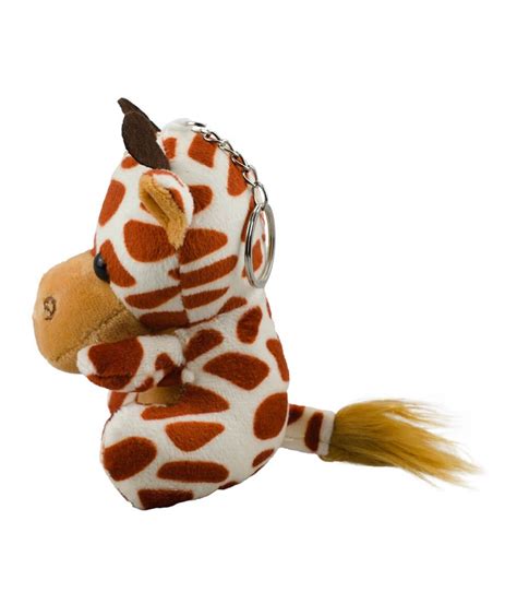 Chaveiro Girafa Safari 11cm Pelúcia YWBL 005 FM