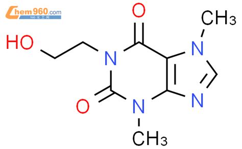 1H Purine 2 6 dione 3 7 dihydro 1 2 hydroxyethyl 3 7 dimethyl CAS号