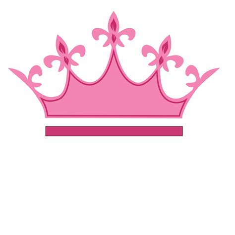 Pink Princess Crown Svg