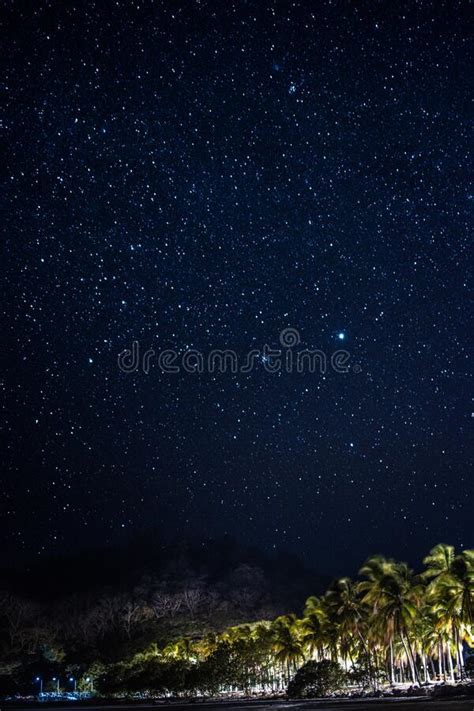 Cielo Nocturno De Costa Rica Foto De Archivo Imagen De Rica Playas