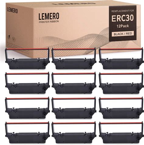 Lemero Erc Erc B R Compatible Ribbon Cartridge For Use In