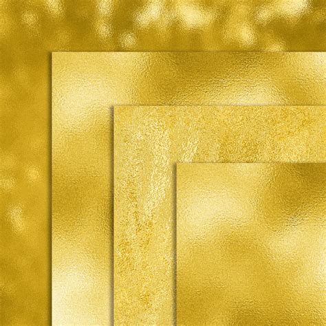 42 Bright 24k Gold Foil Papers By Artinsider Thehungryjpeg