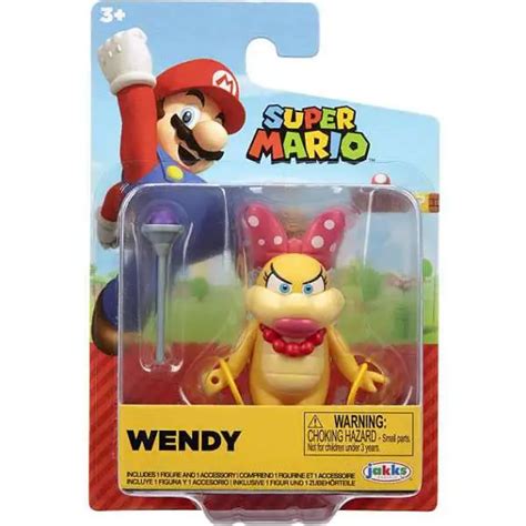 World Of Nintendo Super Mario Wendy Koopa 2 5 Mini Figure Jakks Pacific