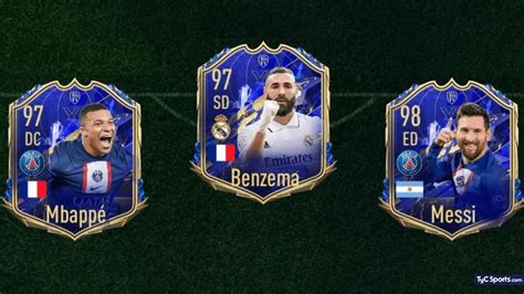 FIFA 23 lanzó los TOTY las increíbles cartas de Messi Mbappé y